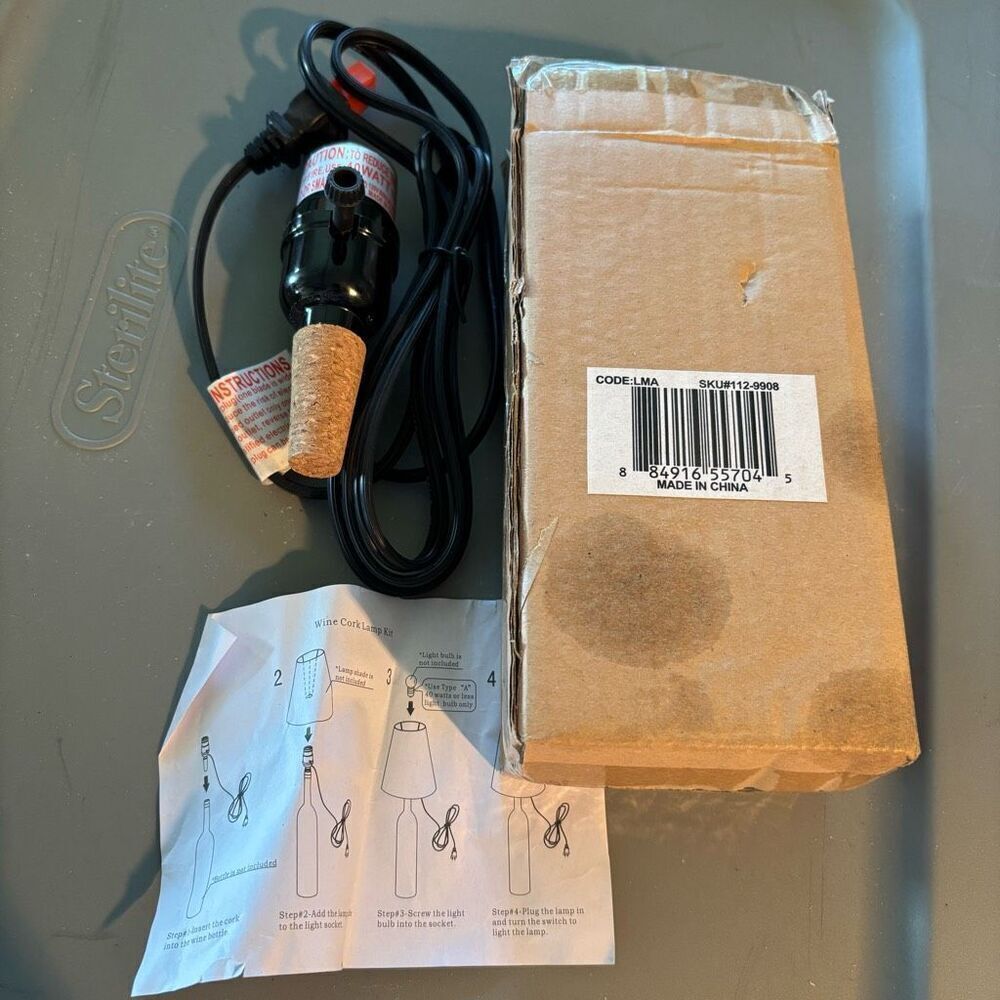 Wine Bottle Lamp Making Kit *New*